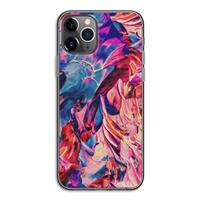 CaseCompany Pink Orchard: iPhone 11 Pro Transparant Hoesje