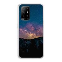 CaseCompany Travel to space: Oppo A94 5G Transparant Hoesje