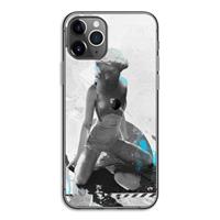 CaseCompany I will not feel a thing: iPhone 11 Pro Transparant Hoesje