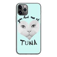 CaseCompany You had me at tuna: iPhone 11 Pro Transparant Hoesje
