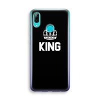 CaseCompany King zwart: Huawei P Smart (2019) Transparant Hoesje