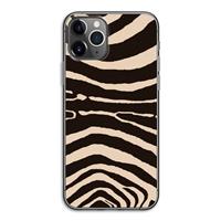 CaseCompany Arizona Zebra: iPhone 11 Pro Transparant Hoesje