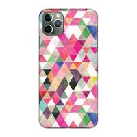 CaseCompany Gekleurde driehoekjes: Volledig geprint iPhone 11 Pro Max Hoesje