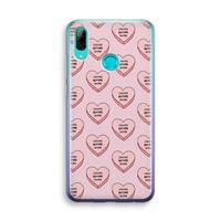 CaseCompany Chicks before dicks: Huawei P Smart (2019) Transparant Hoesje