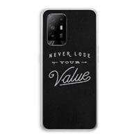 CaseCompany Never lose your value: Oppo A94 5G Transparant Hoesje