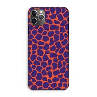 CaseCompany Purple Giraffe: iPhone 11 Pro Max Tough Case