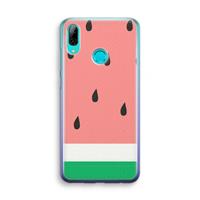 CaseCompany Watermeloen: Huawei P Smart (2019) Transparant Hoesje