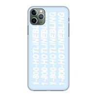 CaseCompany Hotline bling blue: Volledig geprint iPhone 11 Pro Max Hoesje