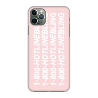 CaseCompany Hotline bling pink: Volledig geprint iPhone 11 Pro Max Hoesje