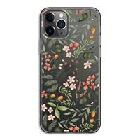 CaseCompany Sweet little flowers: iPhone 11 Pro Transparant Hoesje