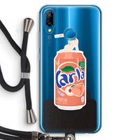 CaseCompany S(peach)less: Huawei P20 Lite Transparant Hoesje met koord