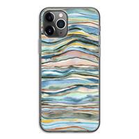 CaseCompany Watercolor Agate: iPhone 11 Pro Transparant Hoesje