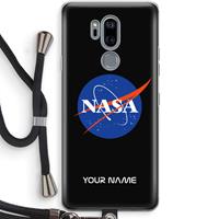 CaseCompany NASA: LG G7 Thinq Transparant Hoesje met koord