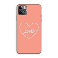 CaseCompany Best heart: iPhone 11 Pro Max Tough Case