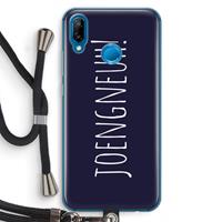 CaseCompany Joengneuh!: Huawei P20 Lite Transparant Hoesje met koord