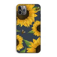 CaseCompany Sunflower and bees: iPhone 11 Pro Max Tough Case