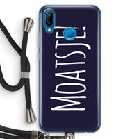 CaseCompany Moatsje!: Huawei P20 Lite Transparant Hoesje met koord