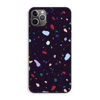 CaseCompany Dark Rounded Terrazzo: iPhone 11 Pro Max Tough Case