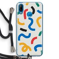 CaseCompany Illustratieve pop 2: Huawei P20 Lite Transparant Hoesje met koord