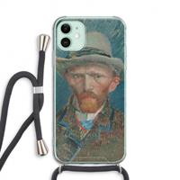 CaseCompany Van Gogh: iPhone 11 Transparant Hoesje met koord