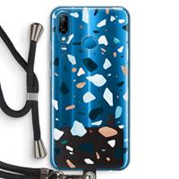 CaseCompany Terrazzo N°13: Huawei P20 Lite Transparant Hoesje met koord