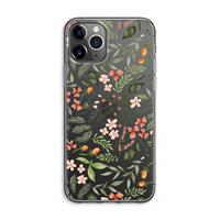 CaseCompany Sweet little flowers: iPhone 11 Pro Max Transparant Hoesje