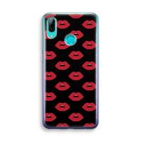 CaseCompany Lips: Huawei P Smart (2019) Transparant Hoesje