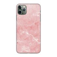 CaseCompany Roze marmer: Volledig geprint iPhone 11 Pro Max Hoesje