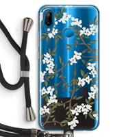 CaseCompany Blossoming spring: Huawei P20 Lite Transparant Hoesje met koord