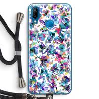 CaseCompany Hibiscus Flowers: Huawei P20 Lite Transparant Hoesje met koord