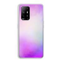 CaseCompany Clouds pastel: Oppo A94 5G Transparant Hoesje