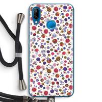 CaseCompany Planets Space: Huawei P20 Lite Transparant Hoesje met koord