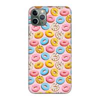 CaseCompany Pink donuts: Volledig geprint iPhone 11 Pro Max Hoesje