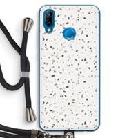 CaseCompany Terrazzo N°14: Huawei P20 Lite Transparant Hoesje met koord