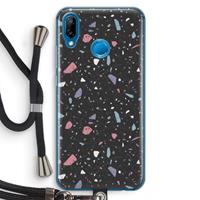 CaseCompany Terrazzo N°16: Huawei P20 Lite Transparant Hoesje met koord