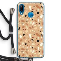 CaseCompany Terrazzo N°17: Huawei P20 Lite Transparant Hoesje met koord