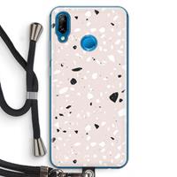 CaseCompany Terrazzo N°20: Huawei P20 Lite Transparant Hoesje met koord