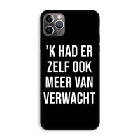 CaseCompany Meer verwacht - Zwart: iPhone 11 Pro Max Tough Case