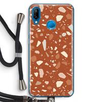 CaseCompany Terrazzo N°22: Huawei P20 Lite Transparant Hoesje met koord