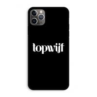 CaseCompany Topwijf Zwart: iPhone 11 Pro Max Tough Case