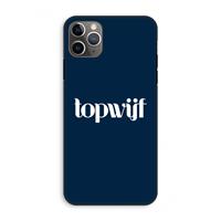 CaseCompany Topwijf Navy: iPhone 11 Pro Max Tough Case