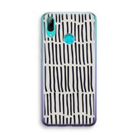 CaseCompany Moroccan stripes: Huawei P Smart (2019) Transparant Hoesje