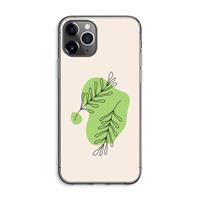 CaseCompany Beleaf in you: iPhone 11 Pro Max Transparant Hoesje