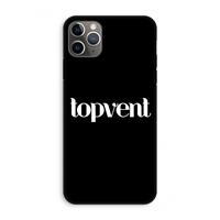 CaseCompany Topvent Zwart: iPhone 11 Pro Max Tough Case