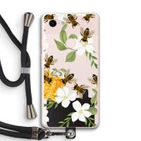 CaseCompany No flowers without bees: Pixel 3 XL Transparant Hoesje met koord
