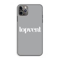 CaseCompany Topvent Grijs Wit: iPhone 11 Pro Max Tough Case