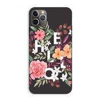 CaseCompany Hello in flowers: iPhone 11 Pro Max Tough Case