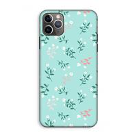 CaseCompany Small white flowers: iPhone 11 Pro Max Tough Case