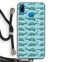 CaseCompany Kroko: Huawei P20 Lite Transparant Hoesje met koord