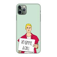 CaseCompany Gimme a call: Volledig geprint iPhone 11 Pro Max Hoesje